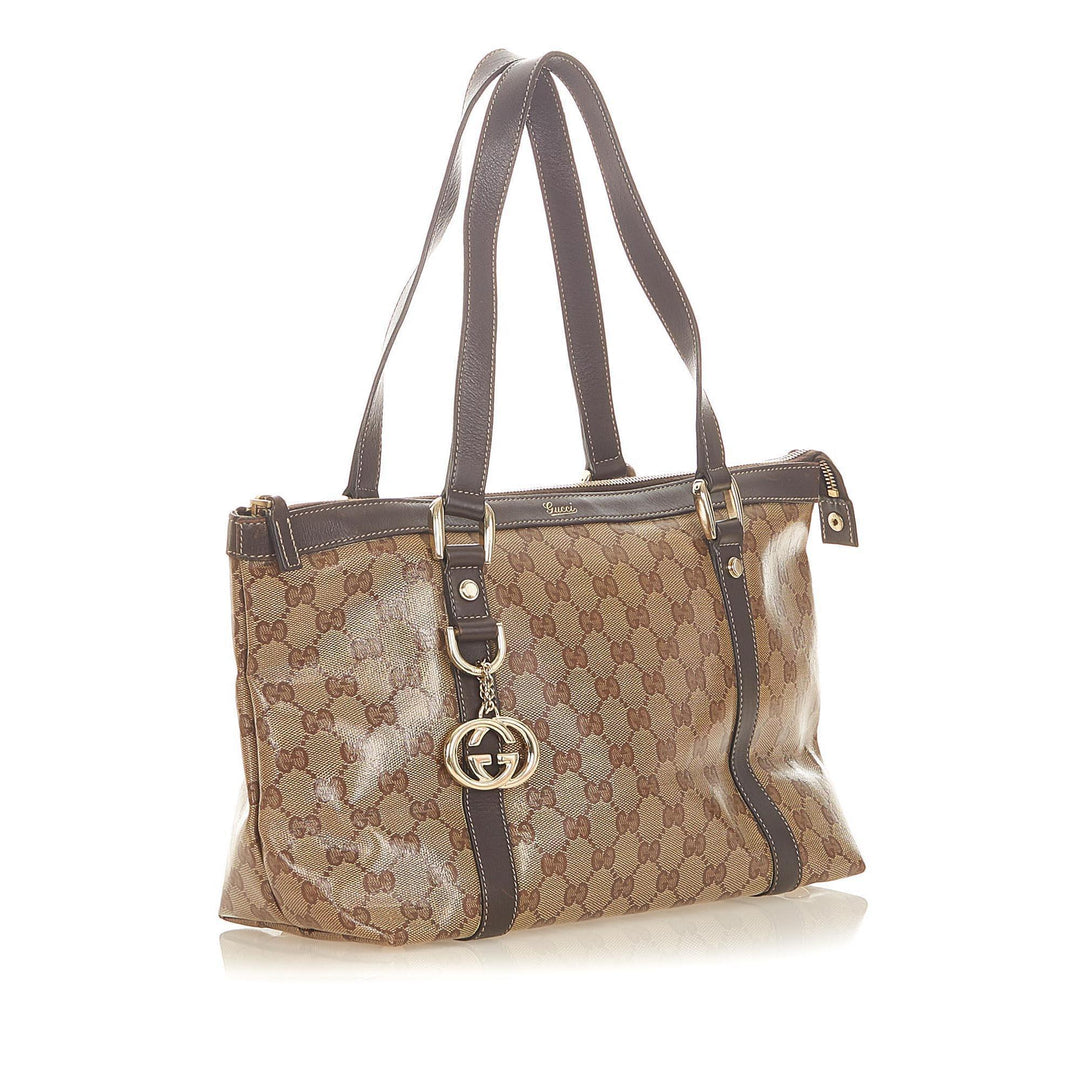 Gucci GG Canvas Abbey Tote Bag (SHG-20125)