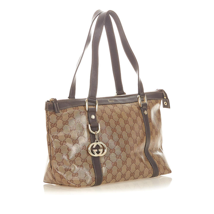 Gucci GG Canvas Abbey Tote Bag (SHG-20125)
