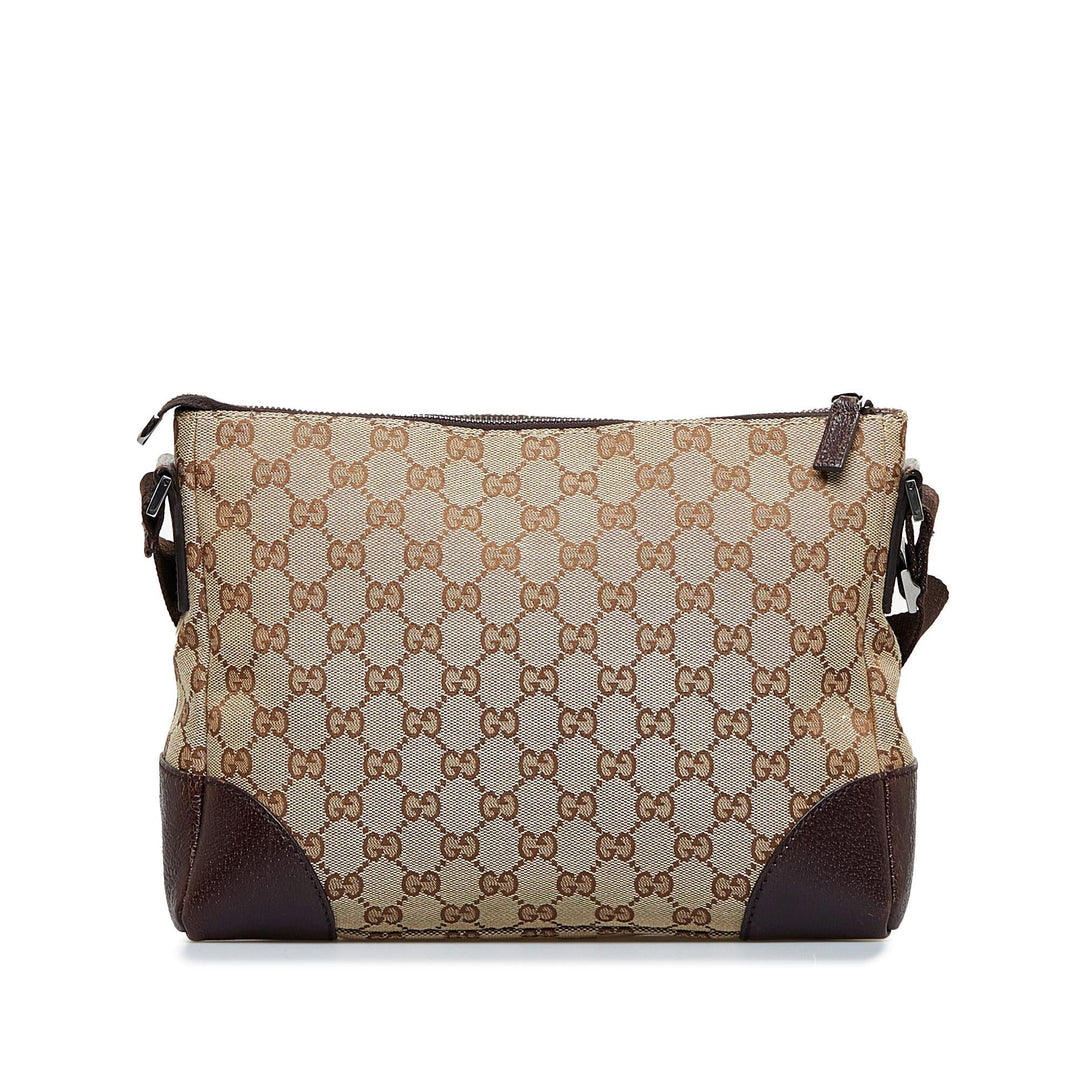 Gucci GG Canvas Crossbody Bag (SHG-dHJ83I)