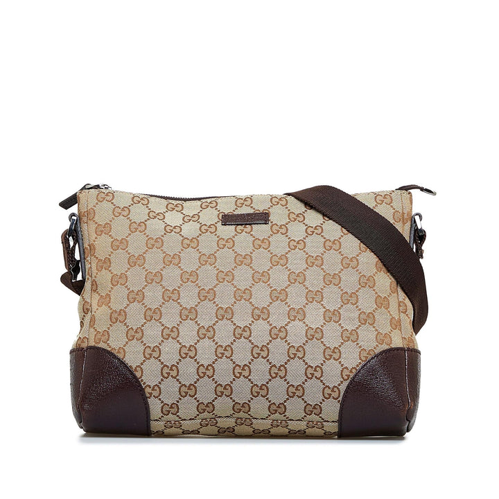 Gucci GG Canvas Crossbody Bag (SHG-dHJ83I)
