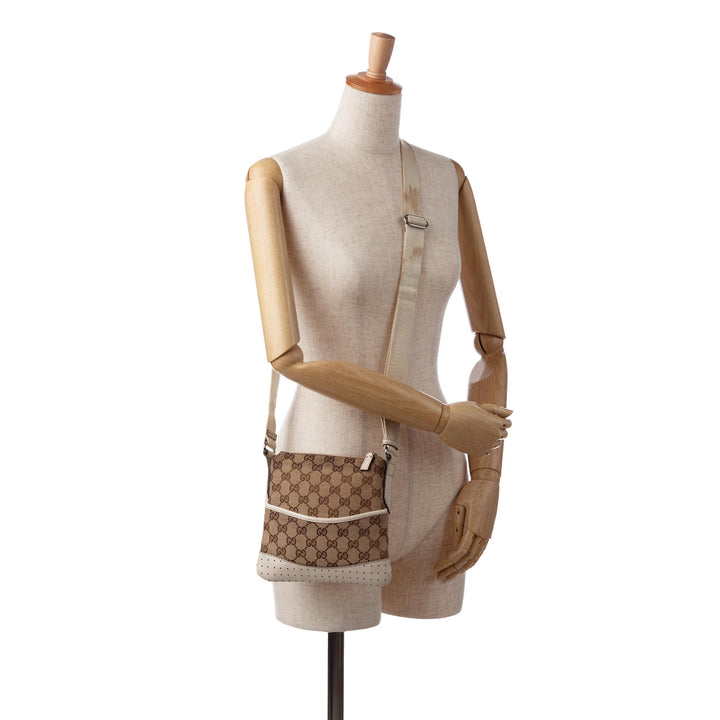 Gucci GG Canvas Crossbody Bag (SHG-hvhLXW)