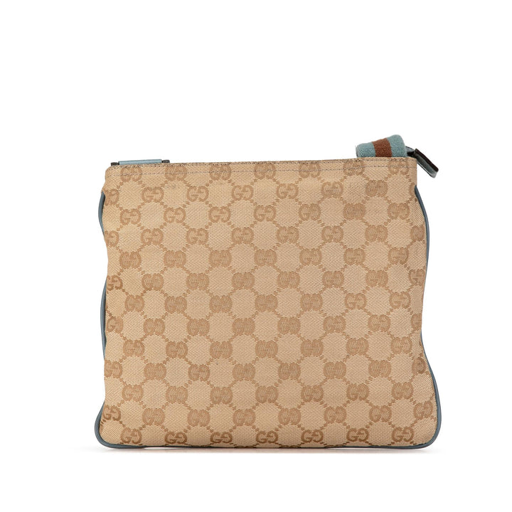 Gucci GG Canvas Web Crossbody (SHG-GNgxPh)