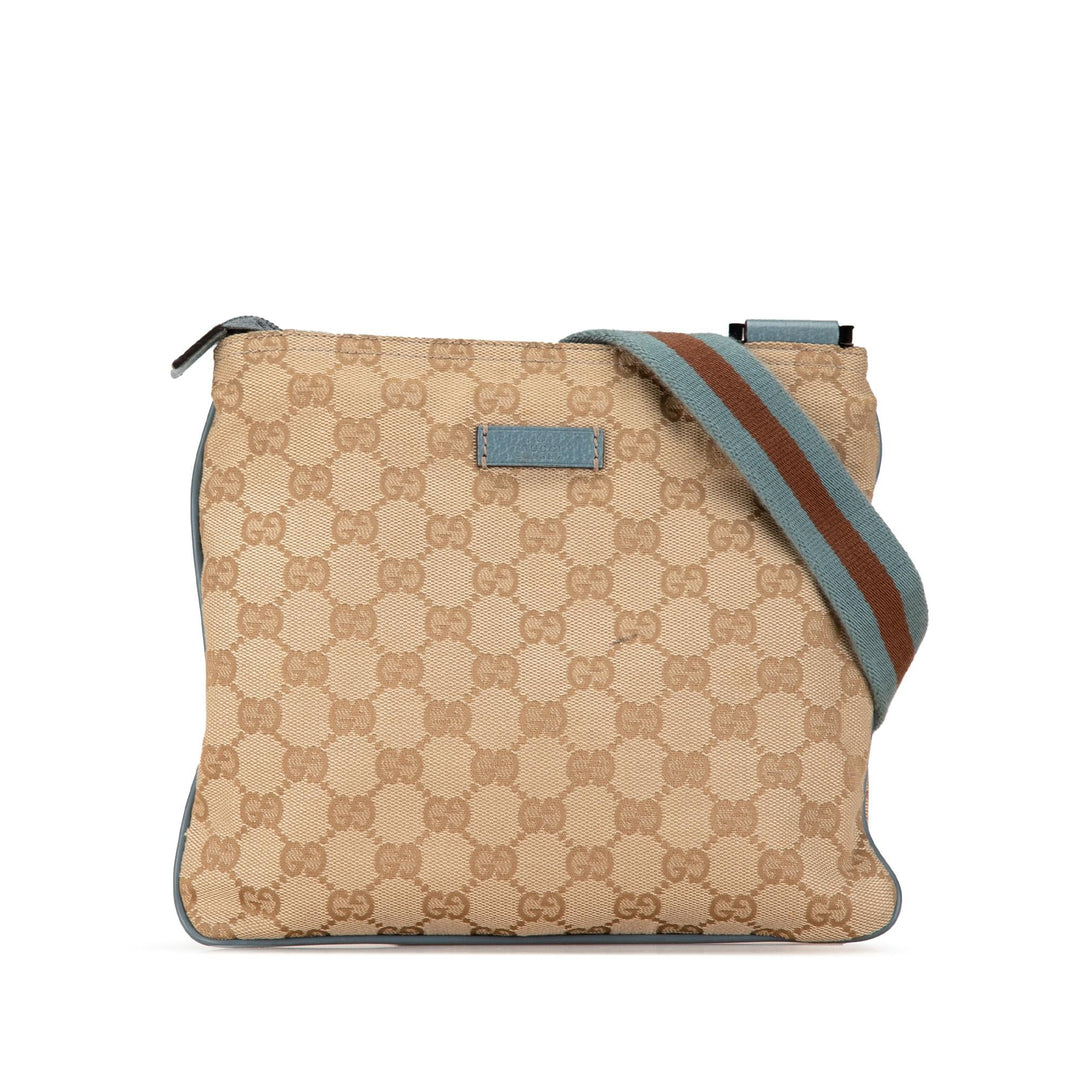 Gucci GG Canvas Web Crossbody (SHG-GNgxPh)