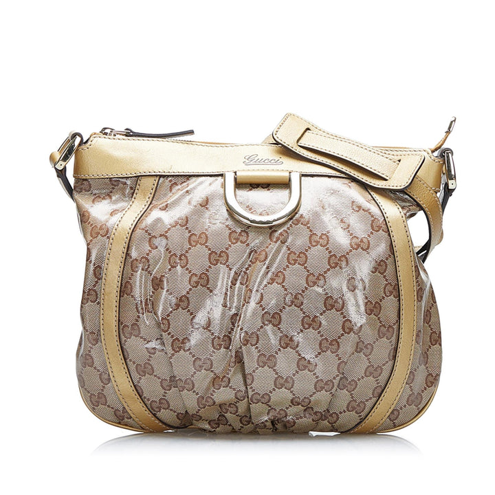 Gucci GG Crystal Abbey D-Ring Crossbody (SHG-t8w0Dr)
