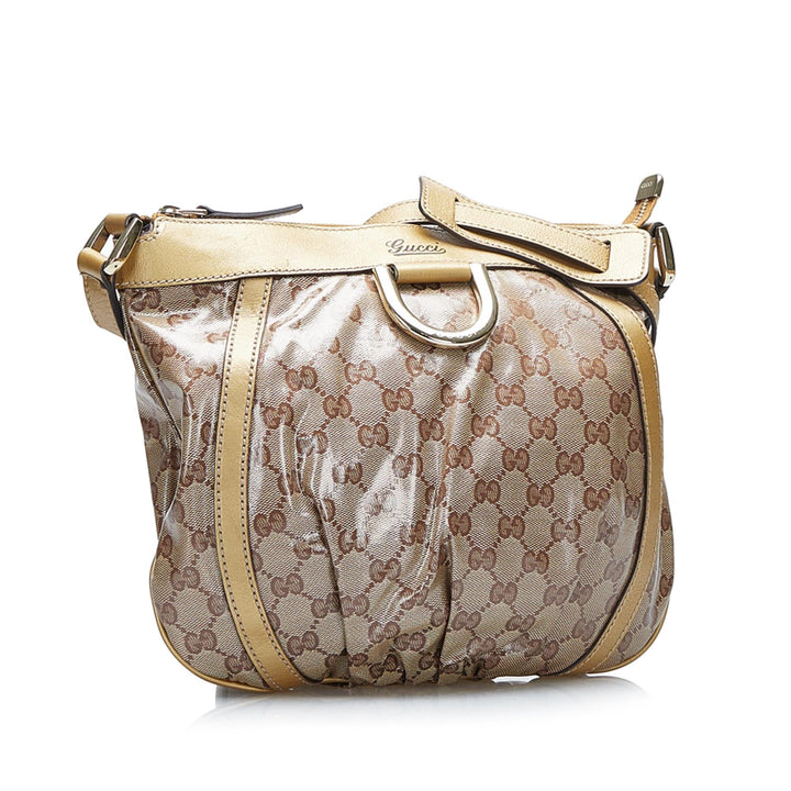 Gucci GG Crystal Abbey D-Ring Crossbody (SHG-t8w0Dr)