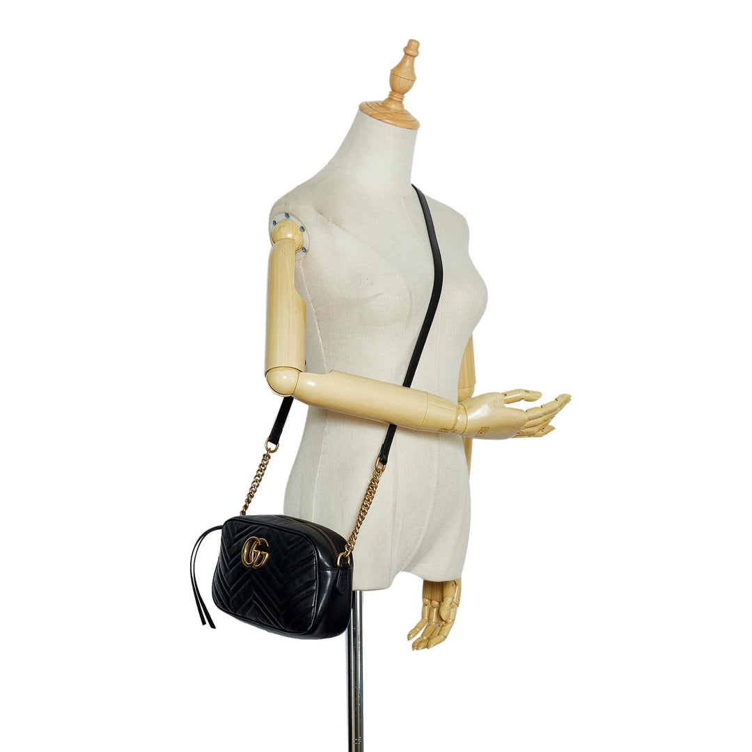 Gucci GG Marmont Matelasse Crossbody Bag (SHG-c47spX)