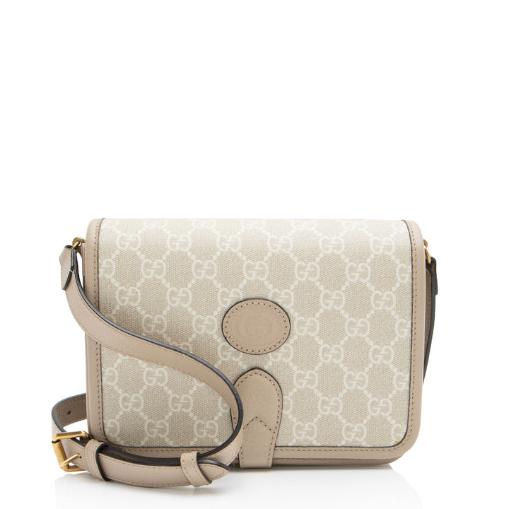 Gucci GG Supreme Interlocking G Mini Crossbody (SHF-UrTbo2)