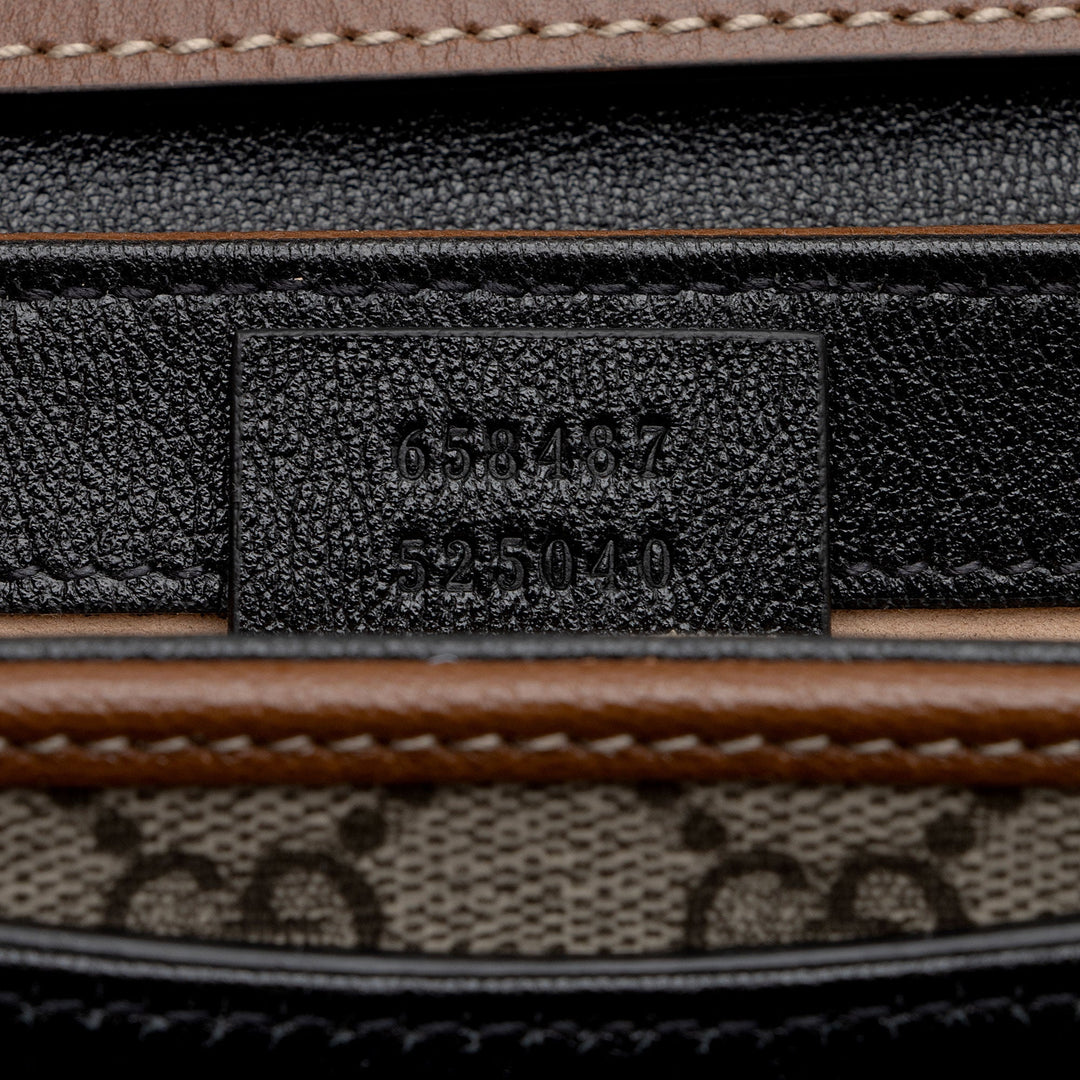 Gucci GG Supreme Leather Padlock Mini Crossbody Bag (SHF-xCSti7)