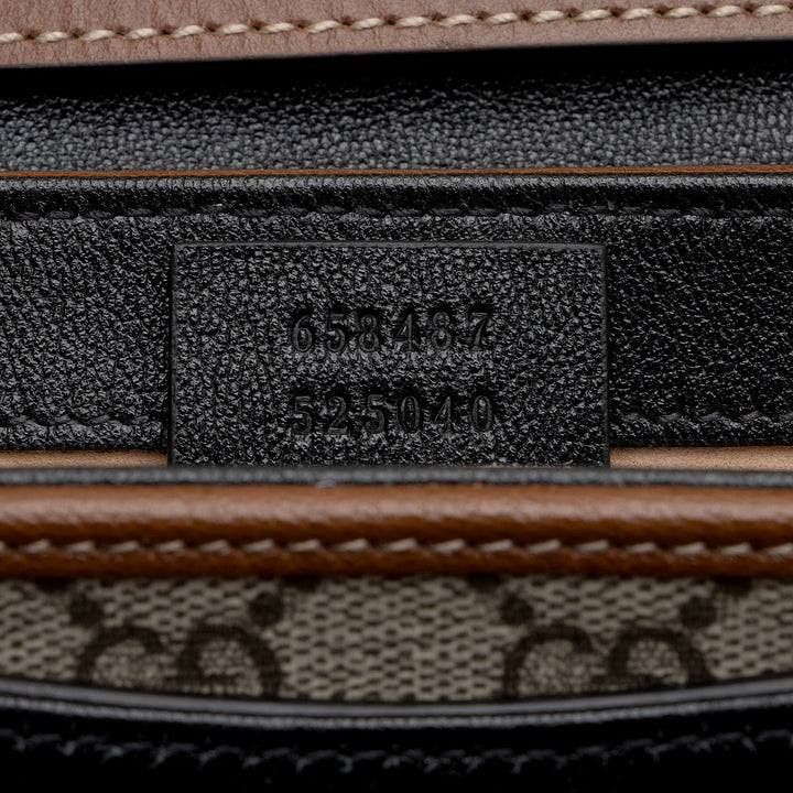 Gucci GG Supreme Leather Padlock Mini Crossbody Bag (SHF-xCSti7)