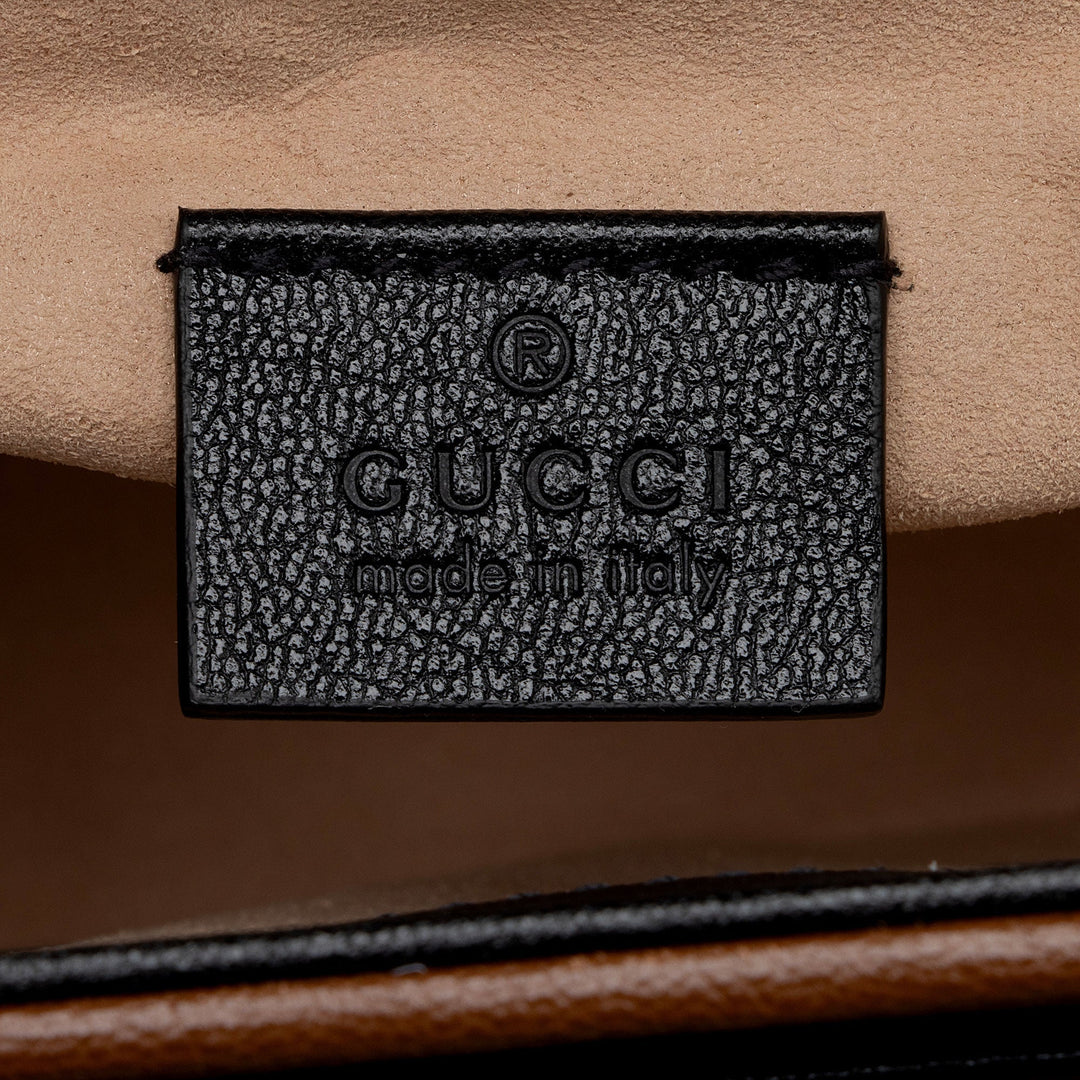 Gucci GG Supreme Leather Padlock Mini Crossbody Bag (SHF-xCSti7)