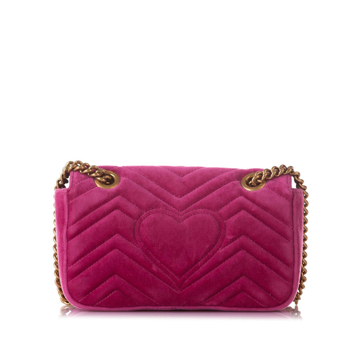 Gucci Mini GG Marmont Embellished Crossbody Bag (SHG-d9J815)