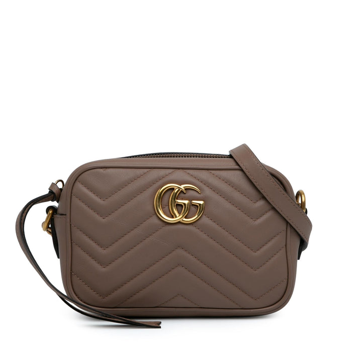 Gucci Mini GG Marmont Matelasse Crossbody (SHG-1DWPFZ)
