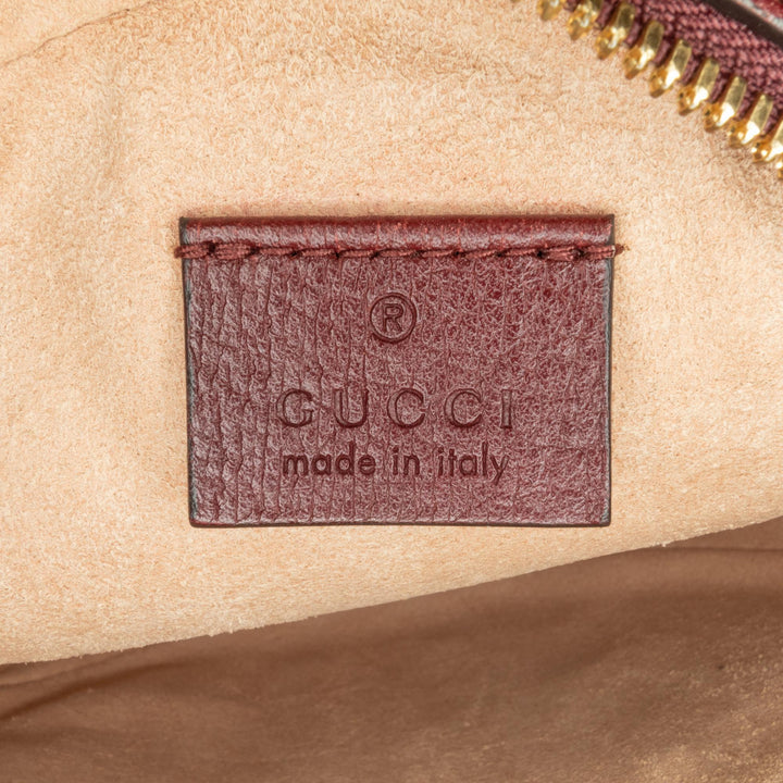 Gucci Mini Round Ophidia Leather Crossbody Bag (SHG-GPbMvF)