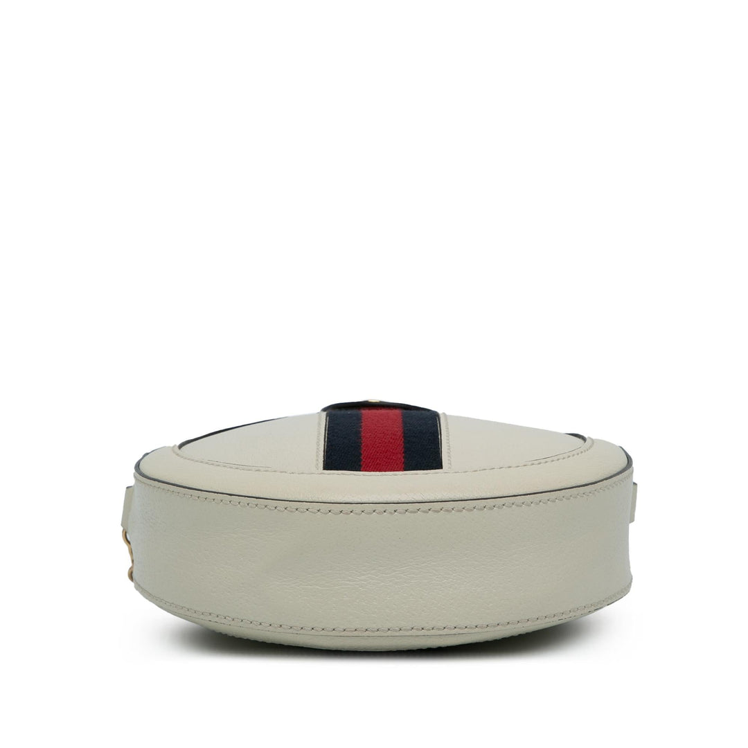 Gucci Mini Round Ophidia Leather Crossbody Bag (SHG-MKTErB)