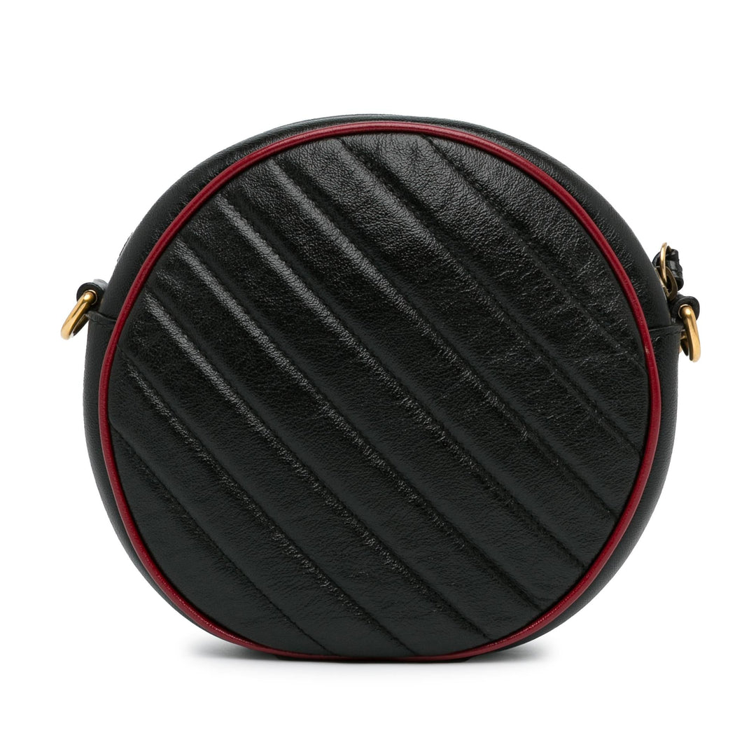 Gucci Mini Torchon GG Marmont Round Crossbody Bag (SHG-cxRkwZ)