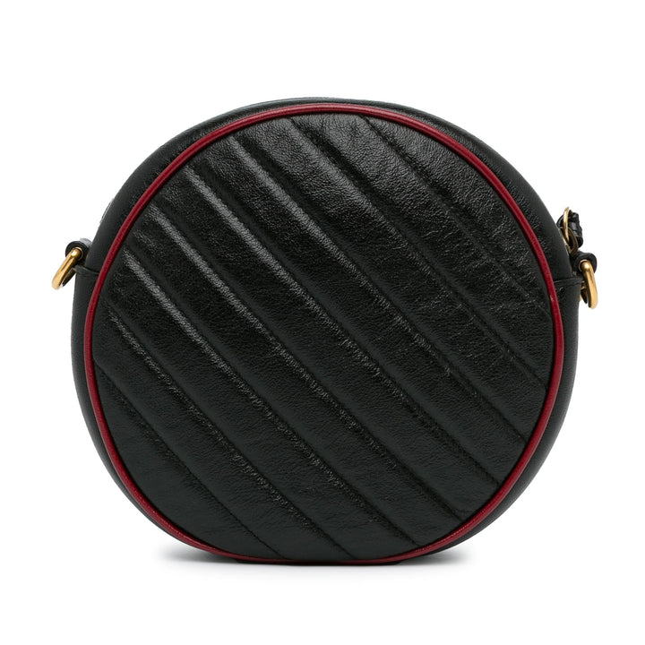 Gucci Mini Torchon GG Marmont Round Crossbody Bag (SHG-cxRkwZ)