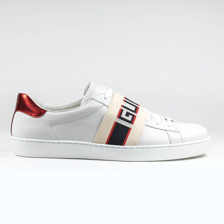 Gucci New Ace Logo Strap Sneakers