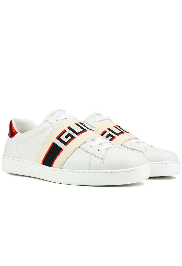 Gucci New Ace Logo Strap Sneakers