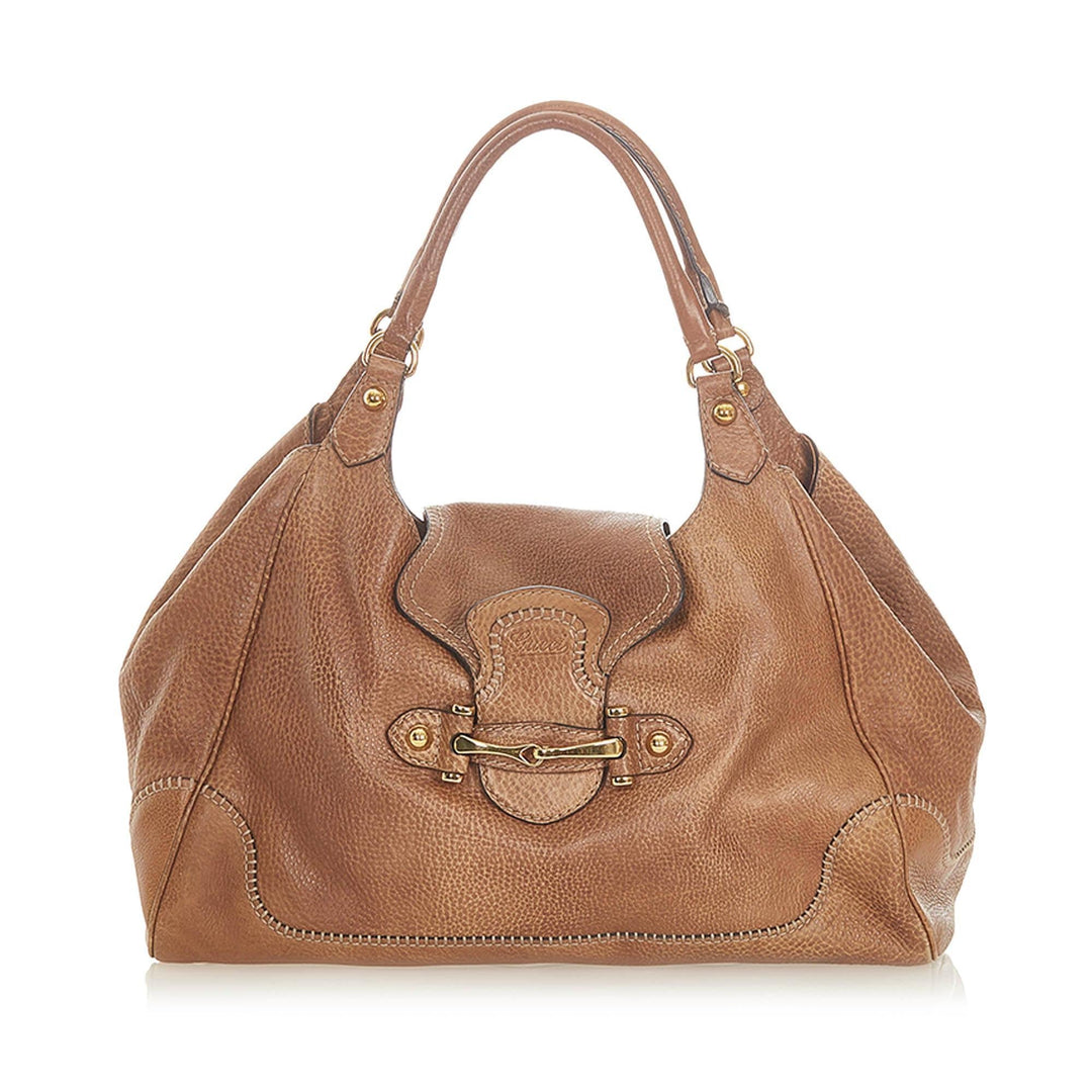 Gucci New Pelham Leather Tote Bag (SHG-19694)
