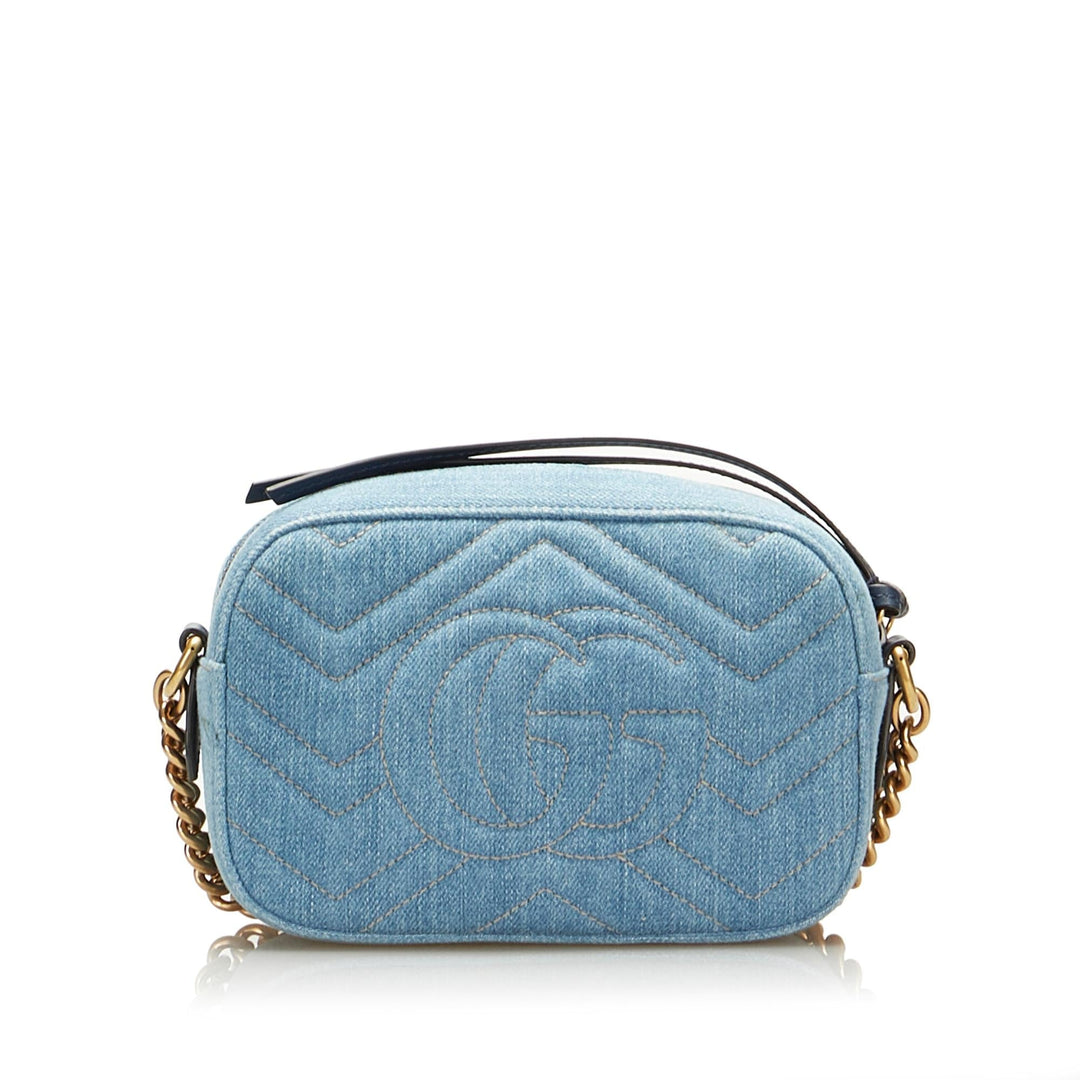 Gucci Pearly GG Marmont Matelasse Crossbody Bag (SHG-PJCqOG)