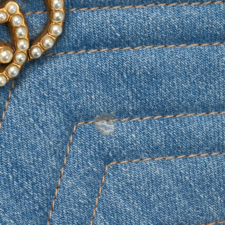 Gucci Pearly GG Marmont Matelasse Crossbody Bag (SHG-PJCqOG)