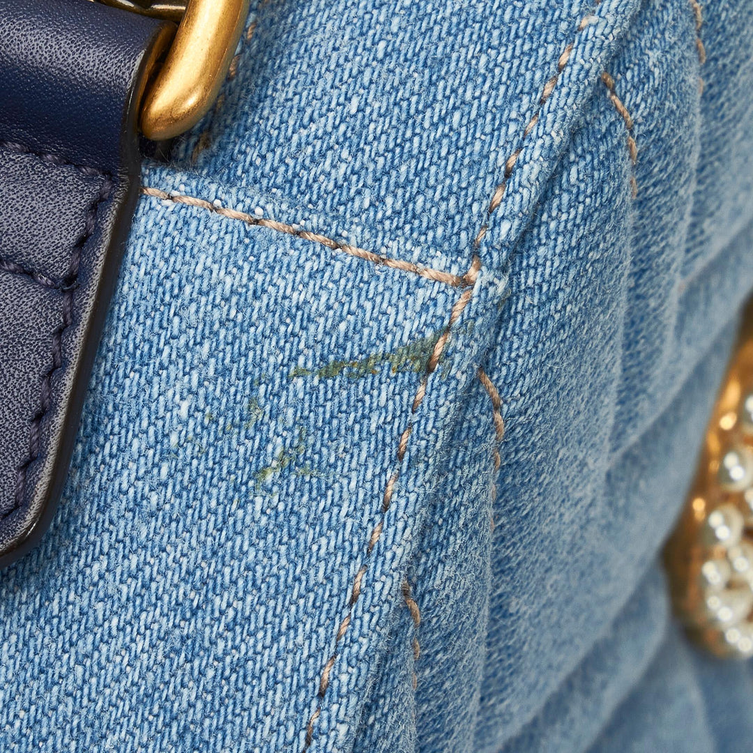 Gucci Pearly GG Marmont Matelasse Crossbody Bag (SHG-PJCqOG)