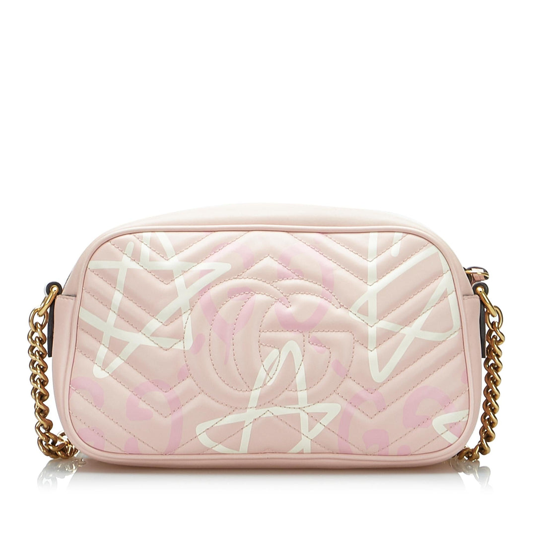 Gucci Small GG Marmont Ghost Crossbody Bag (SHG-tkRzOm)