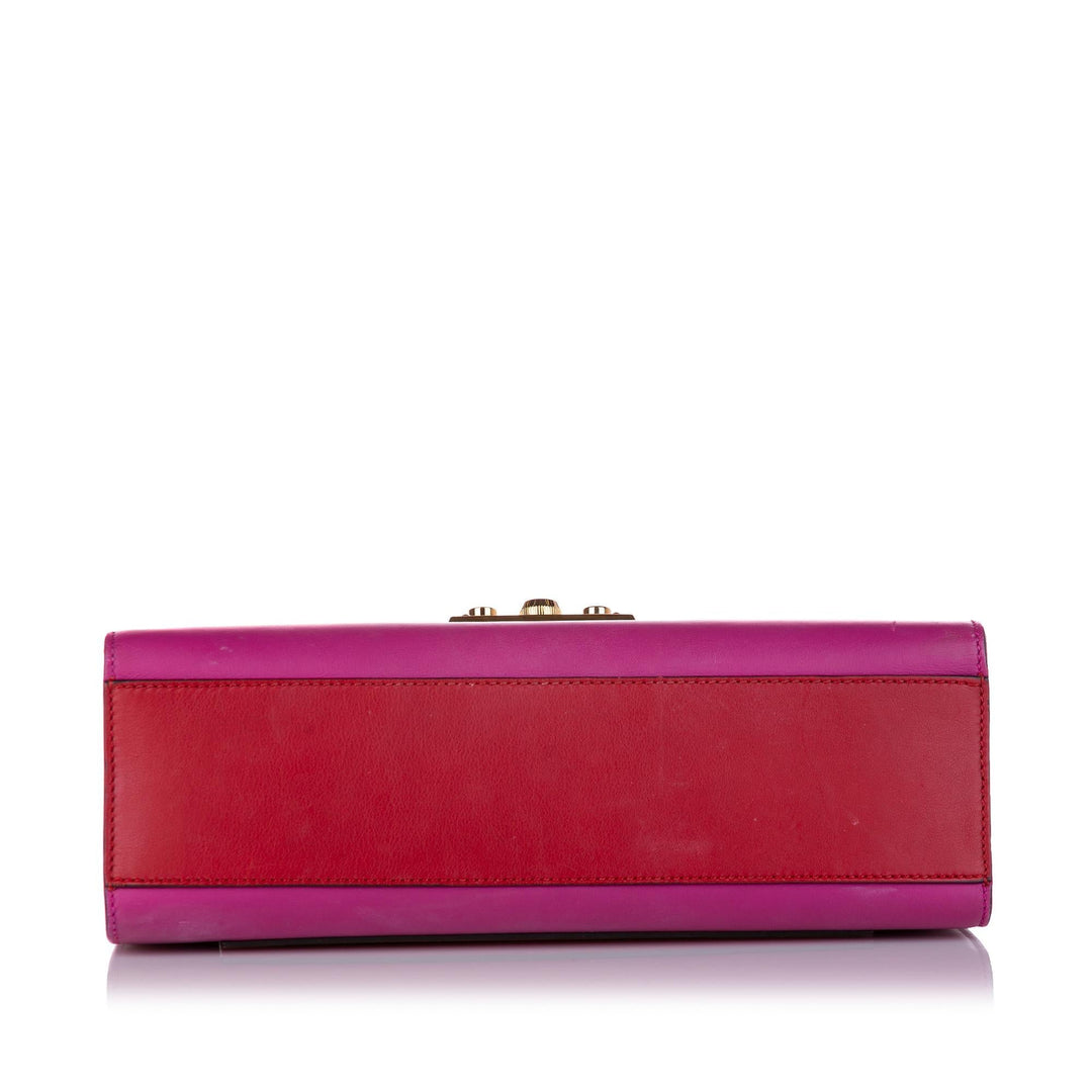 Gucci Small Padlock Leather Crossbody Bag (SHG-uOqm33)