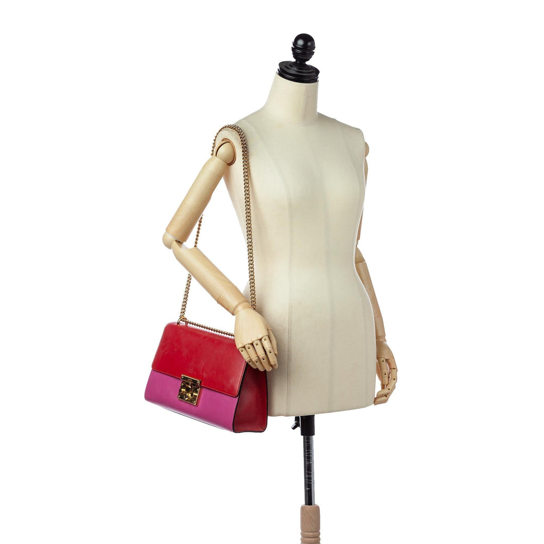Gucci Small Padlock Leather Crossbody Bag (SHG-uOqm33)