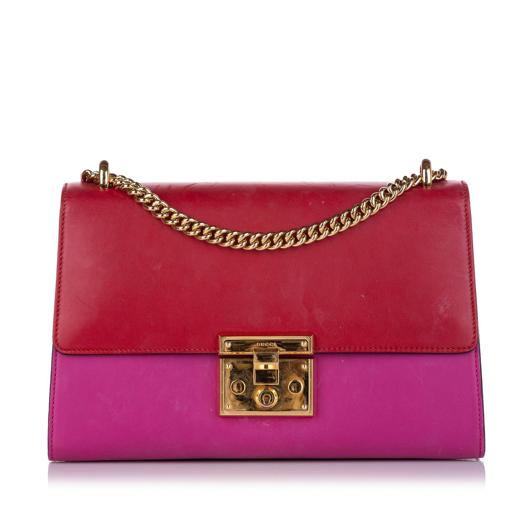 Gucci Small Padlock Leather Crossbody Bag (SHG-uOqm33)