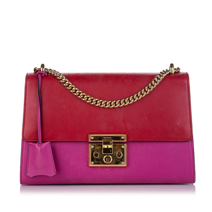 Gucci Small Padlock Leather Crossbody Bag (SHG-uOqm33)