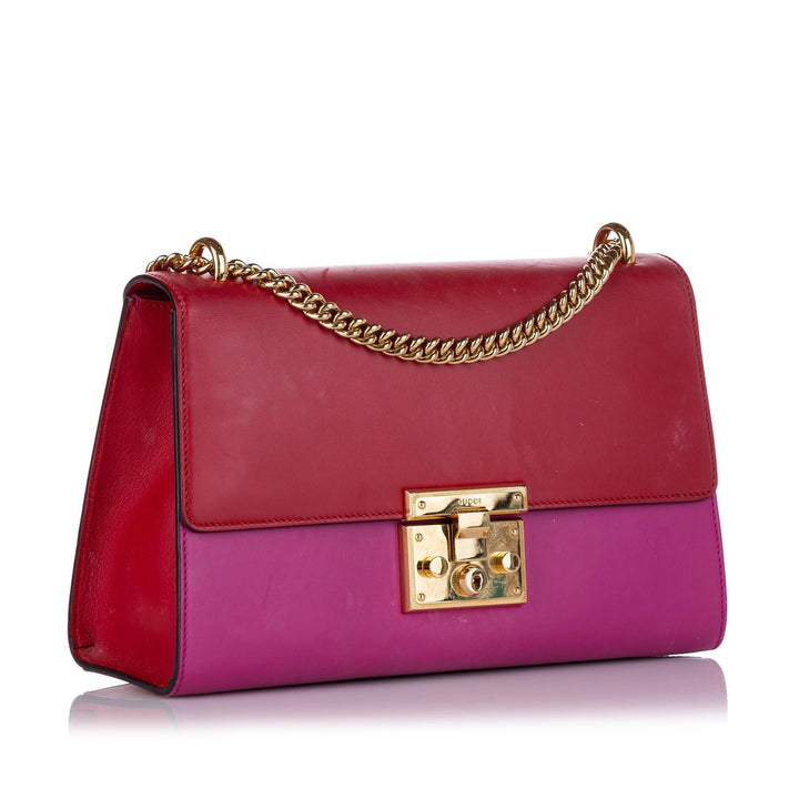 Gucci Small Padlock Leather Crossbody Bag (SHG-uOqm33)