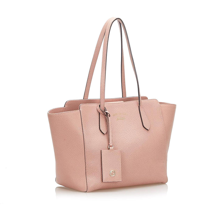 Gucci Swing Leather Tote Bag (SHG-18212)