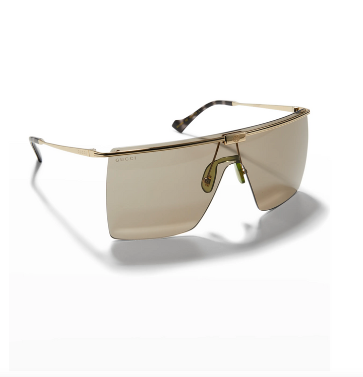 GUCCI MASK FRAME SUNGLASSES