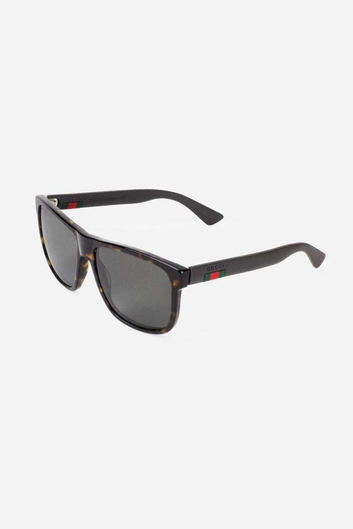 Tortoise and black sunglasses