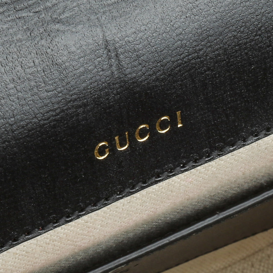 GUCCI Leather Horsebit 1955 Mini Bag - Black