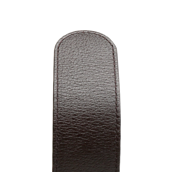 GUCCI Jacquard Leather Trim Web Accent Marmont Belt