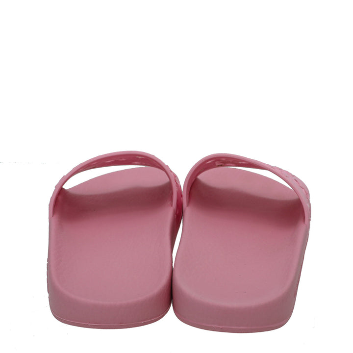 Gucci Pink GG Slide Rubber Sandal 38
