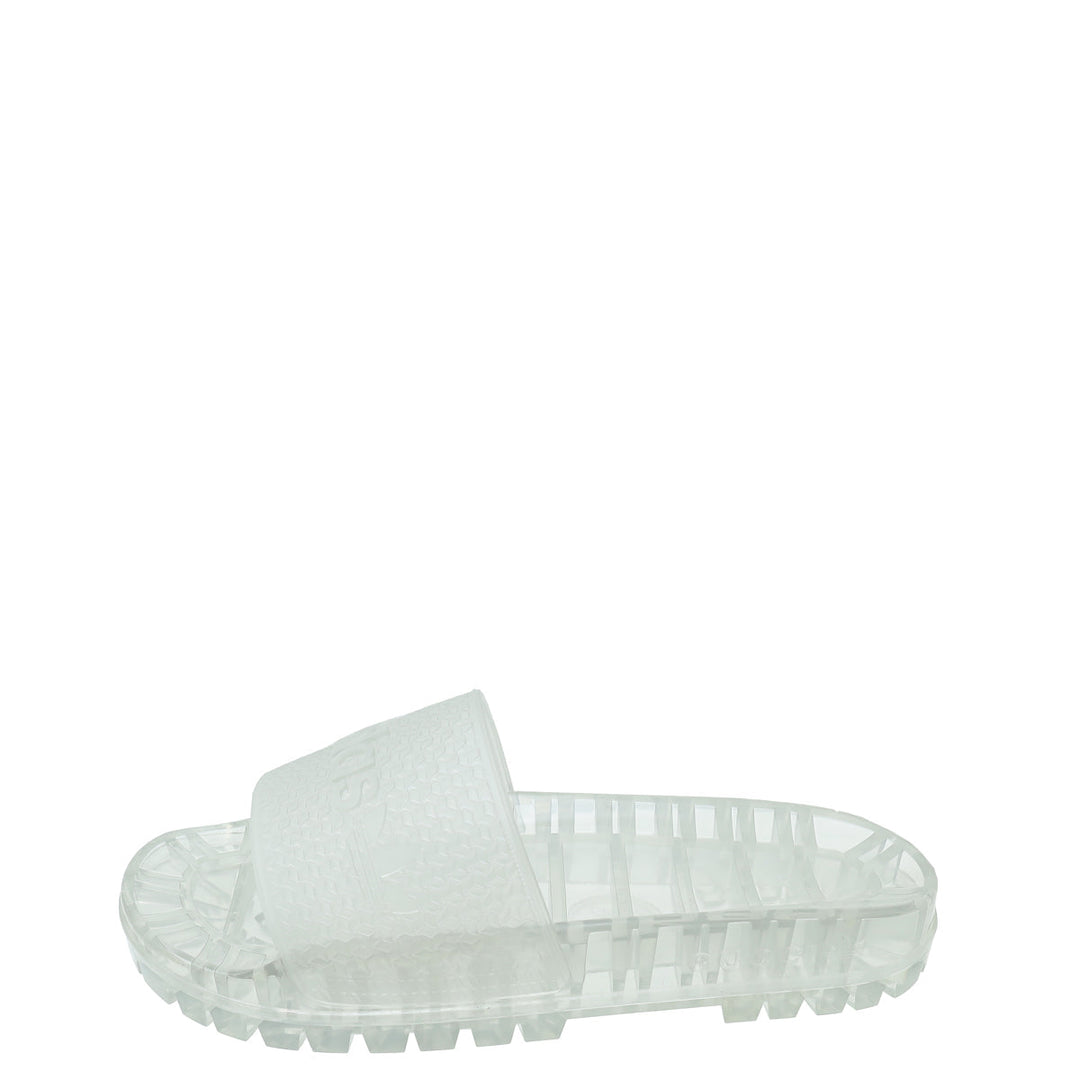 Gucci Clear x Adidas Adilette Rubber Slides 8