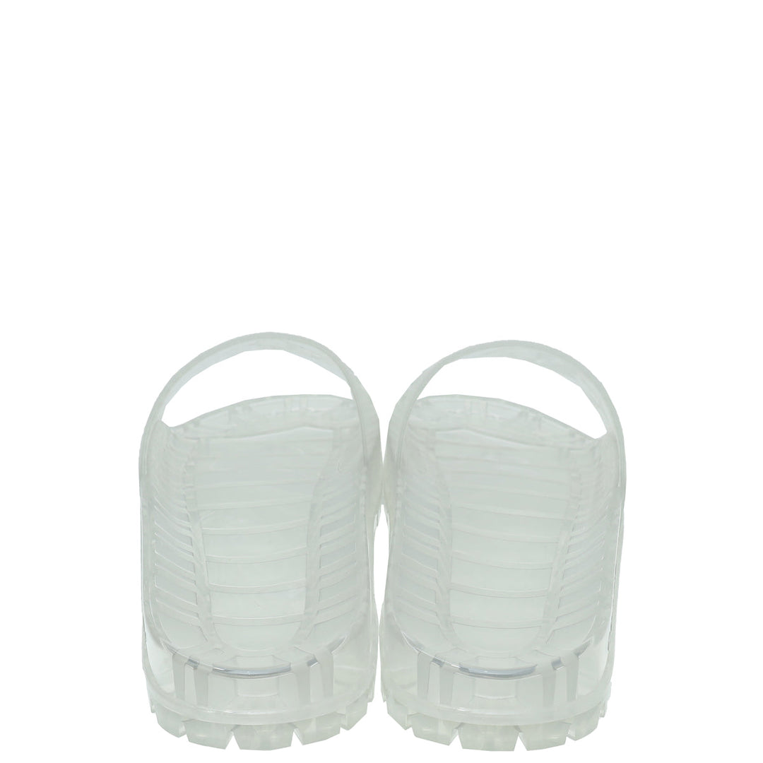 Gucci Clear x Adidas Adilette Rubber Slides 8