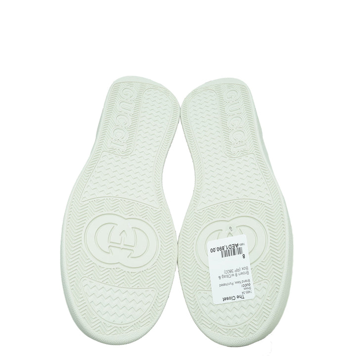 Gucci Brown Jumbo GG Embossed Sneakers 8
