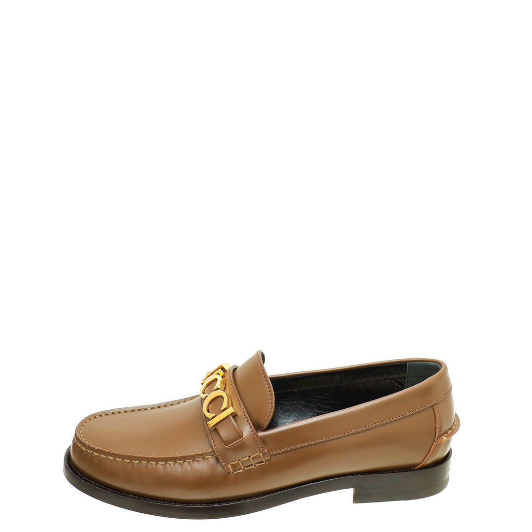 Gucci Brown Logo  Loafer 8