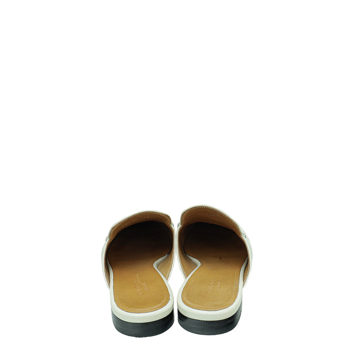 Gucci White Princetown Slipper 36.5
