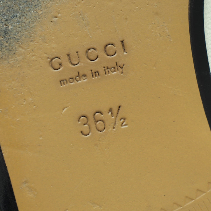 Gucci White Princetown Slipper 36.5