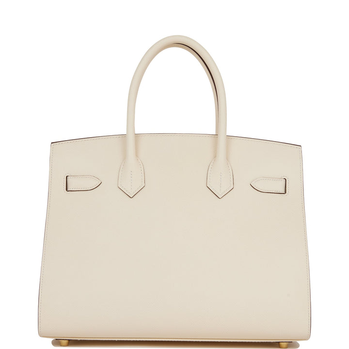Hermes Birkin 30 Sellier Nata Epsom Gold Hardware