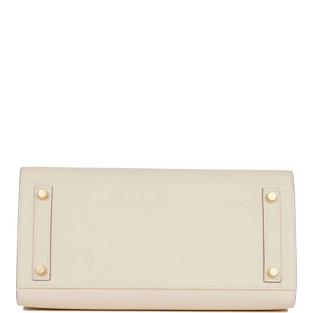 Hermes Birkin 30 Sellier Nata Epsom Gold Hardware