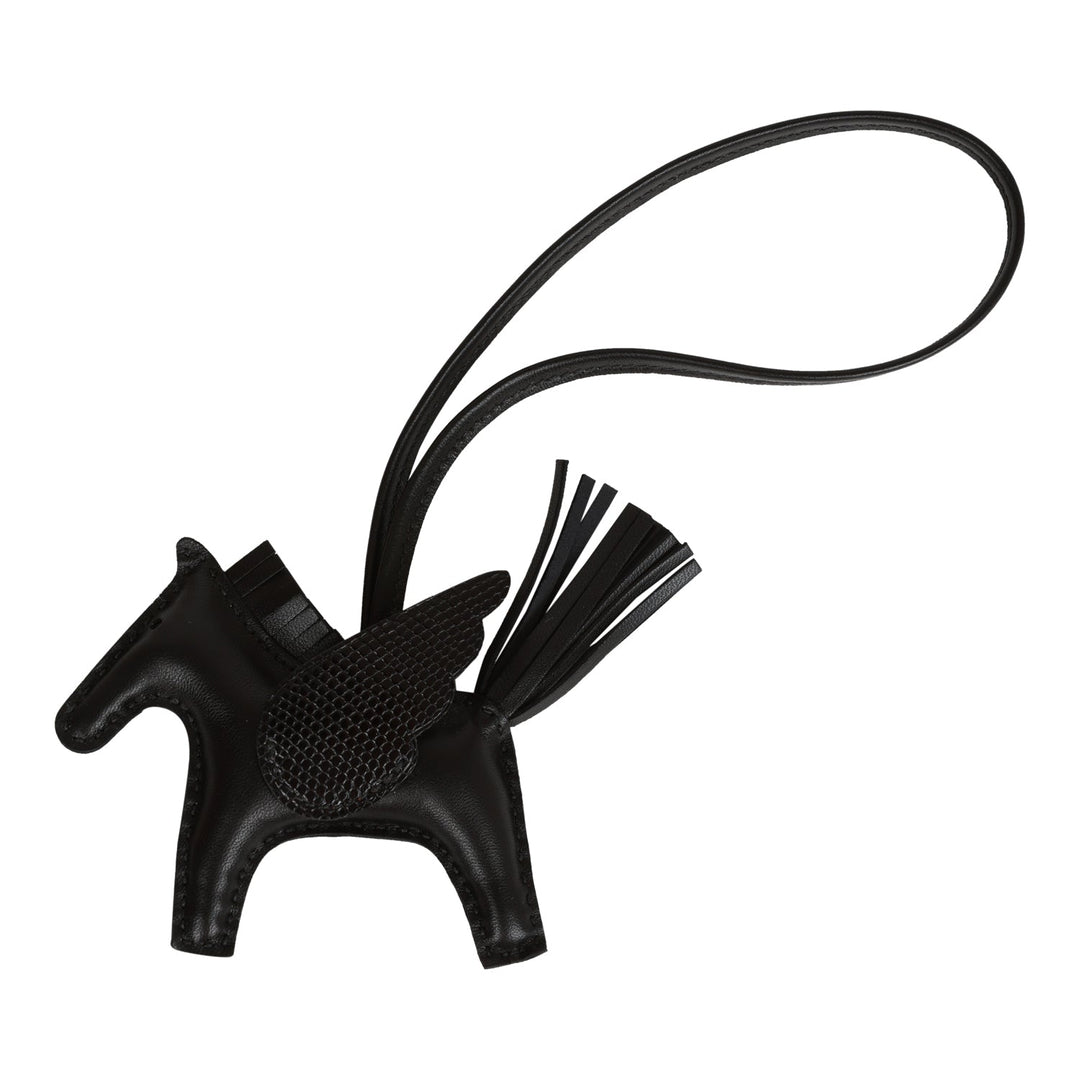 Top quality Hermes SO Black Touch Pegasus Horse Rodeo Bag Charm PM