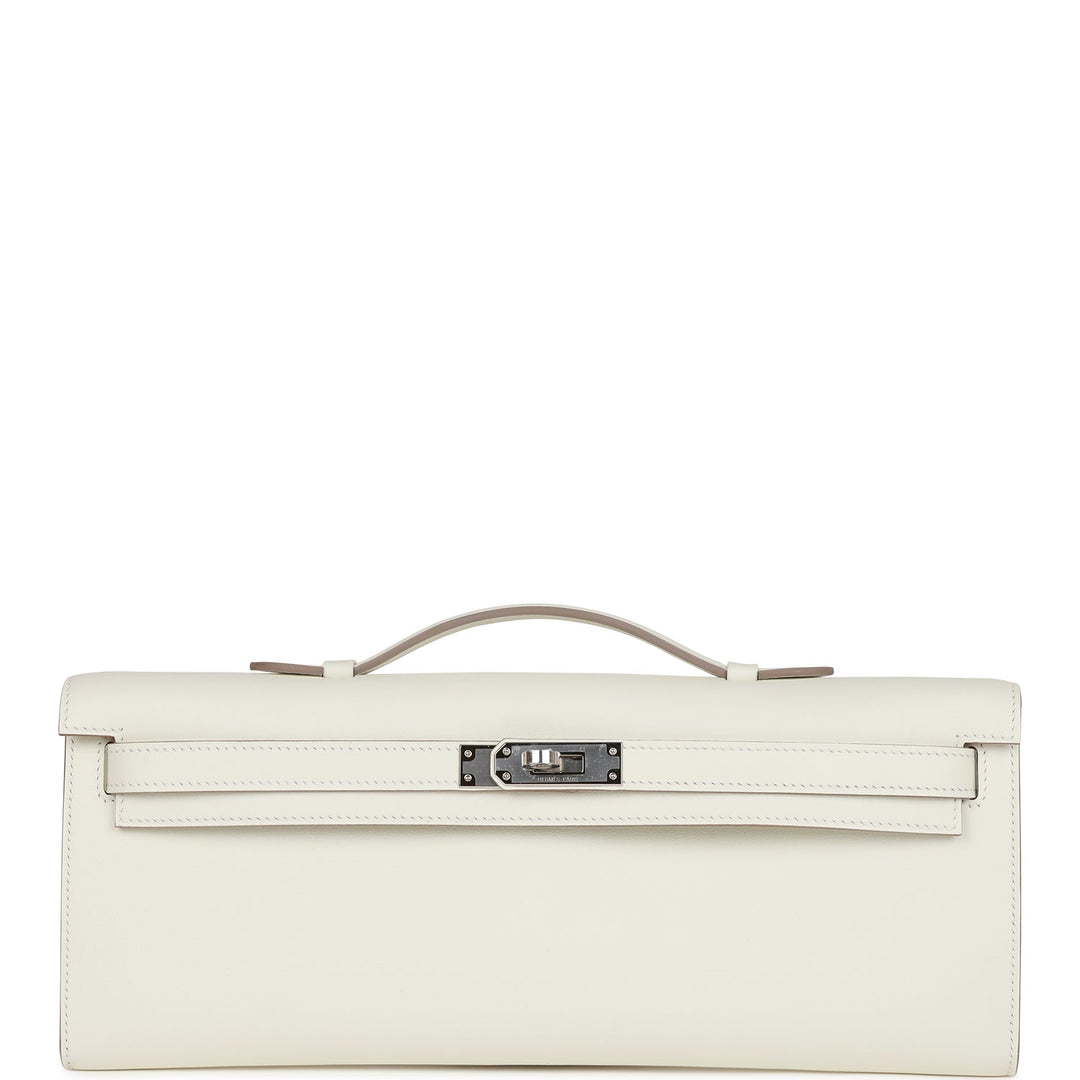 Top quality Hermes Kelly Cut Mushroom Swift Palladium Hardware