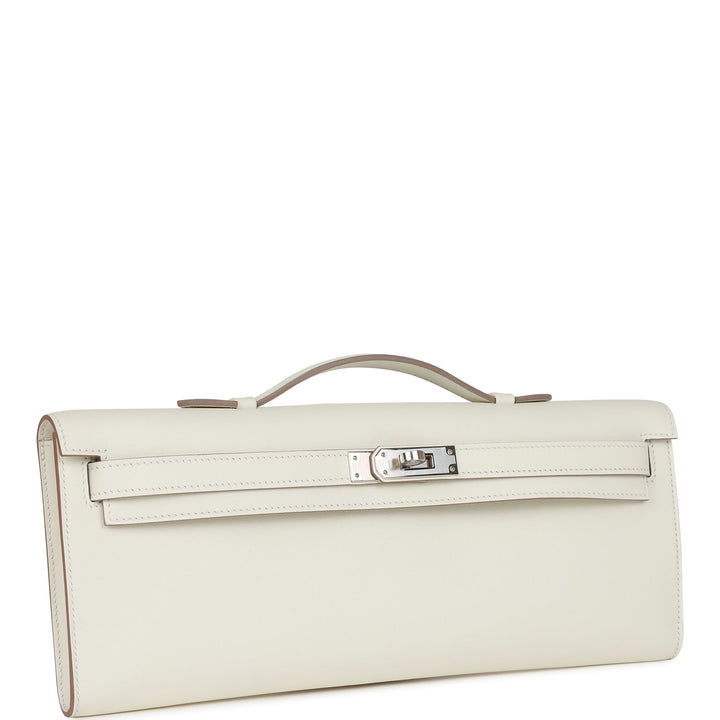 Top quality Hermes Kelly Cut Mushroom Swift Palladium Hardware