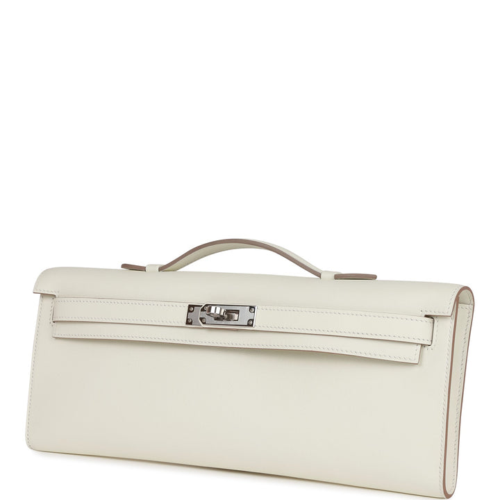 Top quality Hermes Kelly Cut Mushroom Swift Palladium Hardware
